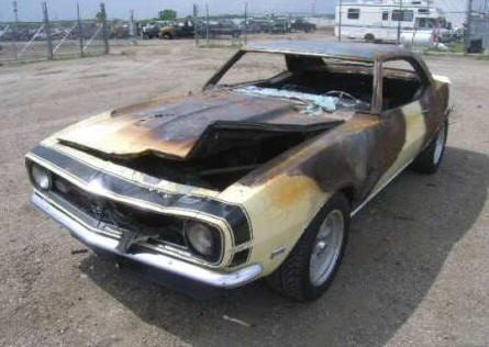 '68 Camaro Salvage Parts Car