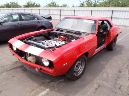 Red 69 Chevy Camaro For Sale