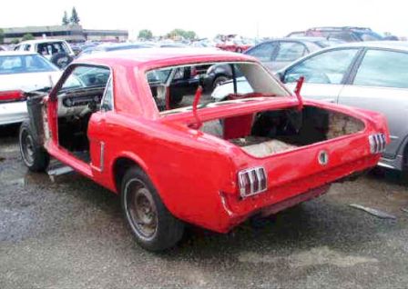 '65 Mustang Ford Red Coupe