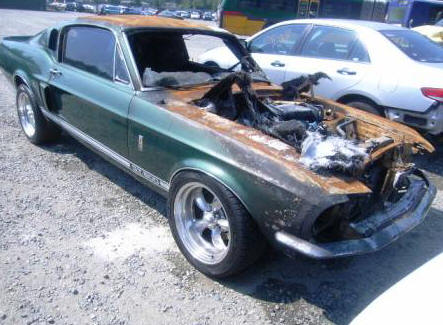 Green 67 Shelby Ford Mustang Fastback GT500KR For Sale